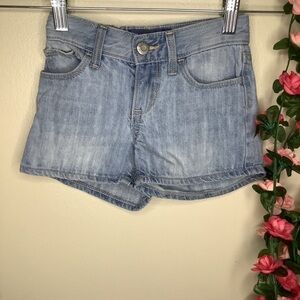 Old Navy Light Blue Denim Girls Shorts 7 Slim Casual School Play Comfort